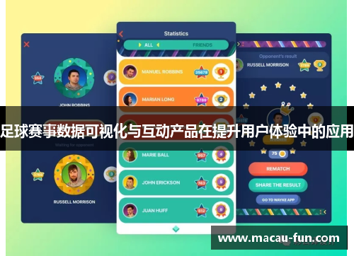 足球赛事数据可视化与互动产品在提升用户体验中的应用